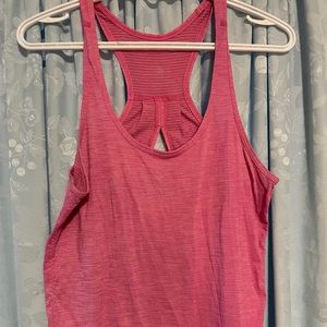 Pink Lululemon tank top